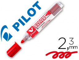 Rotulador pizarra blanca Pilot V Board Master punta redonda tinta líquida roja